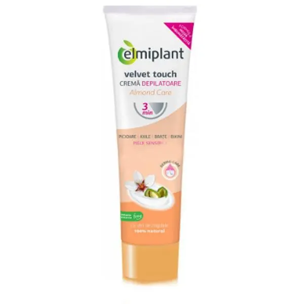 Elmiplant Velvet Touch Депилиращ крем за чувствителна кожа Elmiplant,150мл