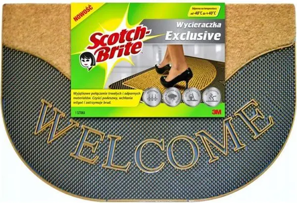 3M Входна изтривалка - 3M Scotch-Brite Exclusive "Welcome", 1 бр
