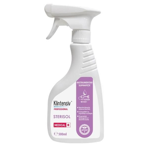 Klintensiv Високостепенен дезинфектант - Klintensiv Professional Sterisol Medical, 500 мл