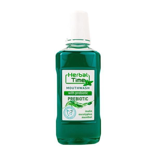 Rosa Impex Вода за уста Herbal Time PreBiotic Mouthwash, Rosa Impex, 300 мл