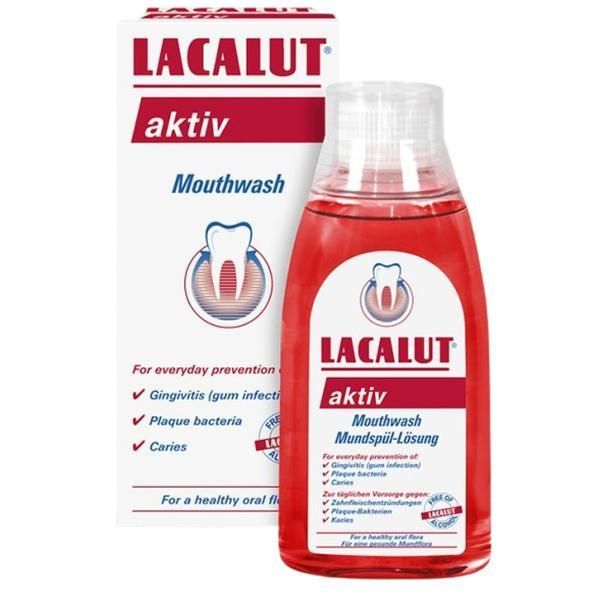 Lacalut Вода за уста - Lacalut Aktiv, 300 мл