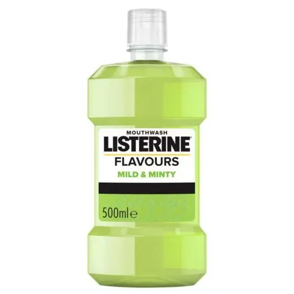 Listerine Вода за уста Listerine  Mild &amp; Minty, 500 мл