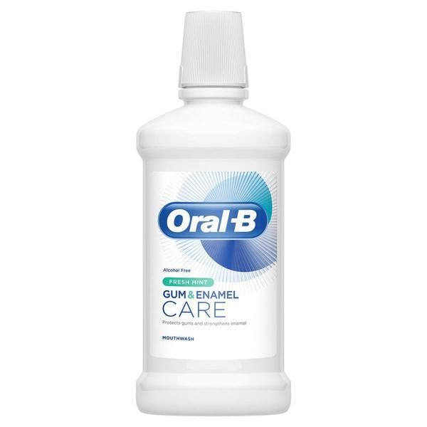 Oral-B Вода за уста - Oral-B Gum &amp; Enamel Care Fresh Mint, 500 мл