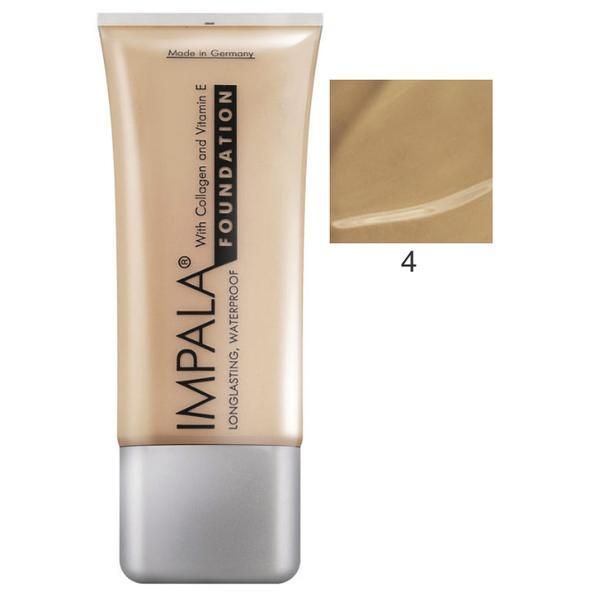 Impala Водоустойчив фон дьо тен, нюанс 4 Natural Beige, 30мл