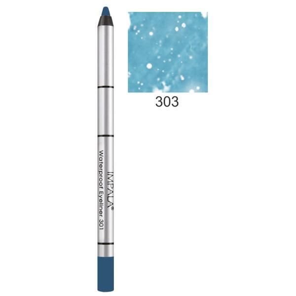 Impala Водоустойчив молив за околоочен контур Impala, нюанс 303 Turquoise Glitter
