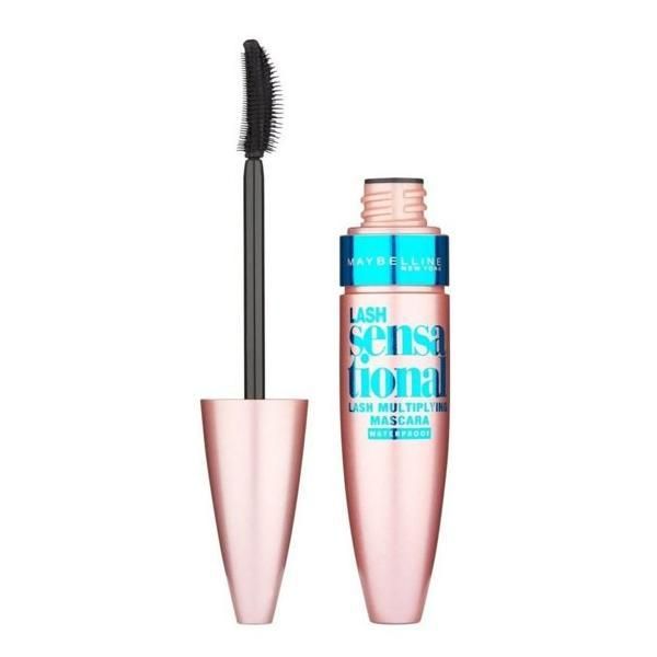 Maybelline Водоустойчива спирала - Maybelline Lash Sensational Waterproof, черна, 9,5 мл