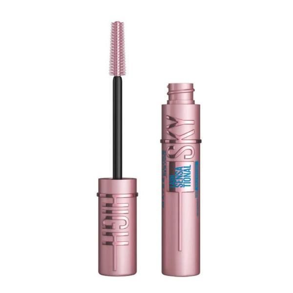 Maybelline Водоустойчива спирала за обем и удължаване - Maybelline Sky High Lash Sensational Waterproof, Black, 6 мл