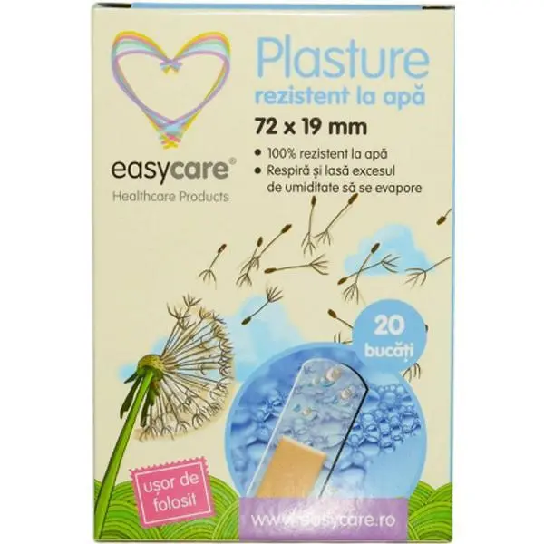 Easy Care Водоустойчиви лепенки Easy Care, 72x 19 мм, 20 бр