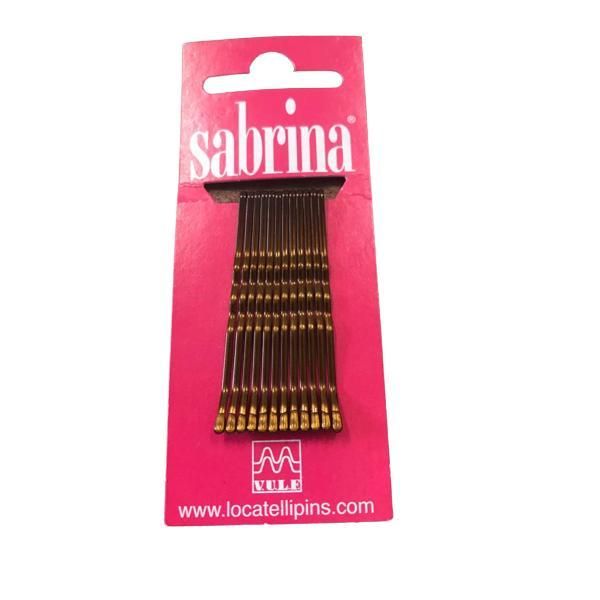 Locatelli Вълнообразни Фиби за коса 5 см, кафяв, Locatelli 12 бр