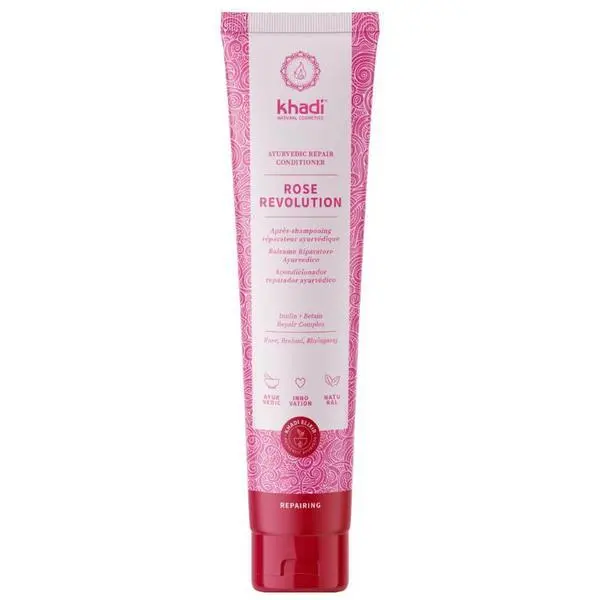 Khadi Възстановяващ балсам за коса Rose - Khadi Rose Revolution, 200 мл