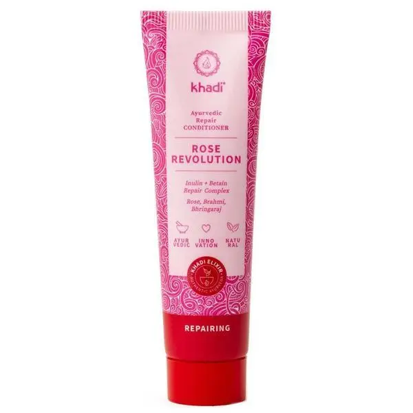 Khadi Възстановяващ балсам за коса Rose - Khadi Rose Revolution, 30 мл