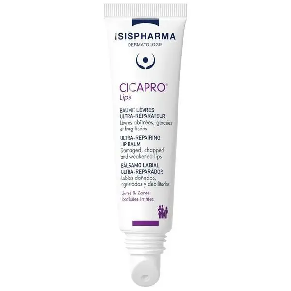 Isispharma Възстановяващ балсам за устни - Isispharma Cicapro Lips Ultr-Repairing Lip Balm, 15 мл
