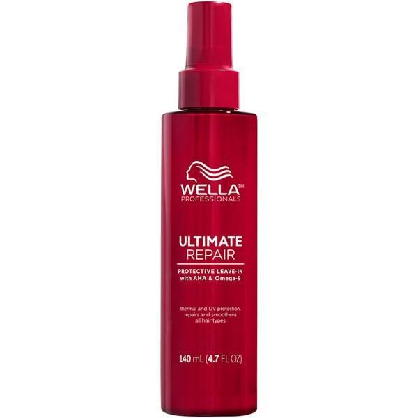 Wella Professionals Възстановяващ и защитен крем без изплакване с AHA и Омега 9 за увредена коса - Стъпка 4 Wella Professionals Ultimate Repair Protective Leave-In, 140 мл