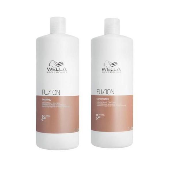 Wella Professionals Възстановяващ пакет - Wella Professionals Fusion Intense Repair: Шампоан 1000 мл + Балсам 1000 мл
