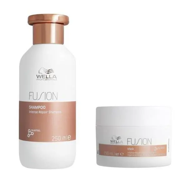 Wella Professionals Възстановяващ пакет за увредена коса - Wella Professionals Fusion: Шампоан 250 мл, Маска 150 мл