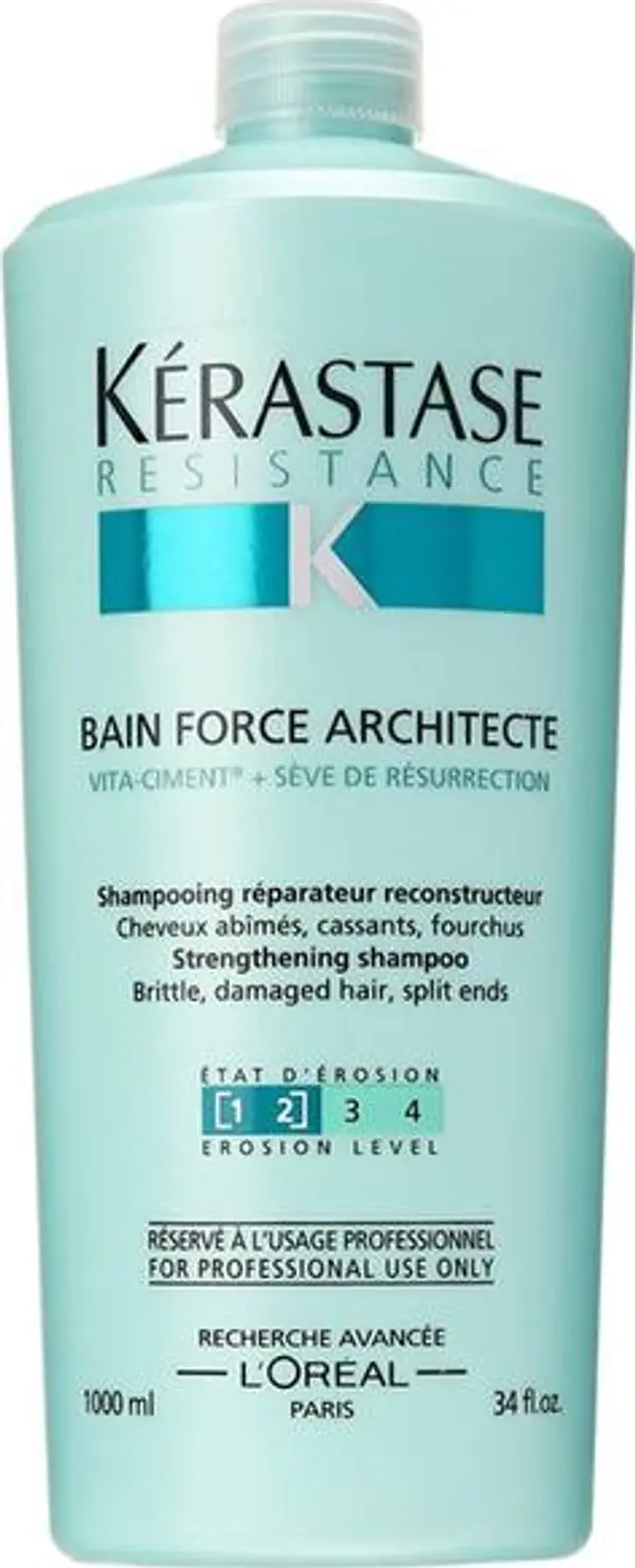 Kerastase Възстановяващ шампоан - Kerastase Resistance Bain Force Architecte 1 - 2 Shampoo 1000 мл