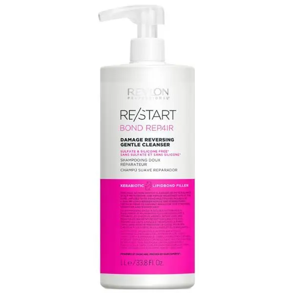 Revlon Professional Възстановяващ шампоан - Revlon Professional Re/Star Bond Repair Damage Reversing Gentle Cleanser, 1000 мл