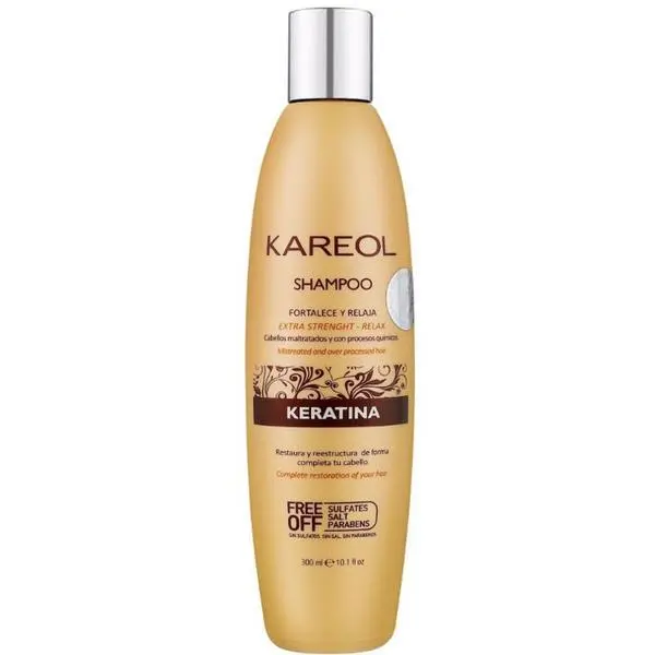 Kareol Възстановяващ шампоан за коса с кератин - Kareol Keratin Shampoo, 300 мл