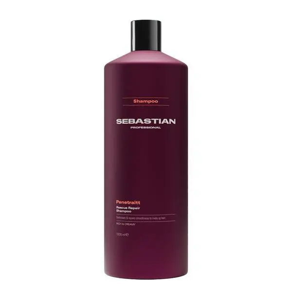 Sebastian Professional Възстановяващ шампоан за увредена коса - Sebastian Professional Penetraitt Rescue Repair Shampoo, 1000 мл