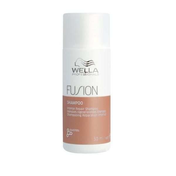 Wella Professionals Възстановяващ шампоан за увредена коса - Wella Professionals Fusion Mini, версия 2023, 50 мл