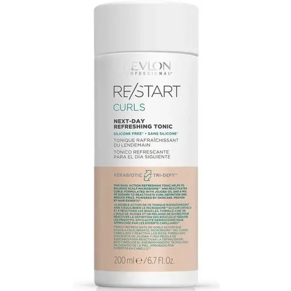 Revlon Professional Възстановяващ тоник за дефиниране на къдрици - Revlon Professional Re/Start Curls Next-Day Refreshing Tonic, 200 мл