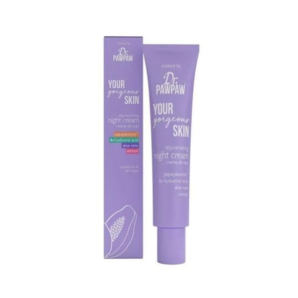 Dr Paw Paw Възстановяващ веган нощен крем с папаялурон - Dr PawPaw Your Gorgeous Skin, 45 мл