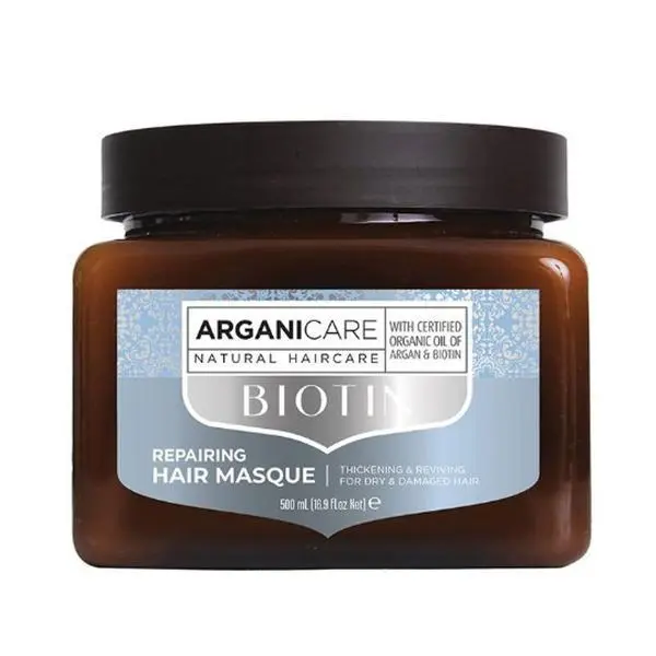 Arganicare Възстановяваща маска с биотин за суха и увредена коса - Arganicare Repairing Hair Masque For Dry &amp; Damaged Hair, 500 мл