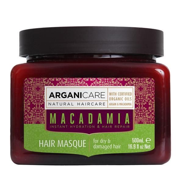 Arganicare Възстановяваща маска с масло от макадамия за суха и увредена коса Arganicare, 500 мл