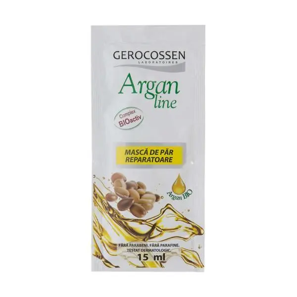 Gerocossen Възстановяваща маска за коса Argan Line Gerocossen, 15 мл