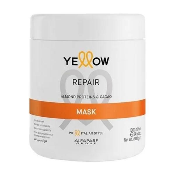 Alfaparf Milano Възстановяваща маска за увредена коса - Alfaparf Milano Yellow Professional Repair Mask, 1000 мл