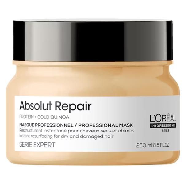 L'oreal Professionnel Възстановяваща маска за увредена коса - L'Oreal Professionnel Absolut Repair Gold Quinoa + Protein, 250 мл
