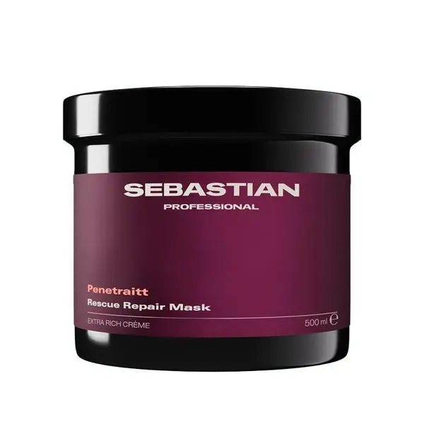 Sebastian Professional Възстановяваща маска за увредена коса** - Sebastian Professional Penetraitt Rescue Repair Mask, 500 мл