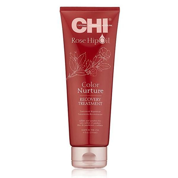 CHI Възстановяваща терапия за боядисана коса - CHI Farouk Rose Hip Oil Color Nurture Recovery Treatment 237мл