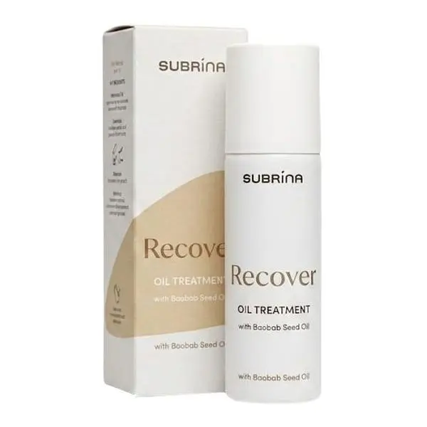 Subrina Възстановяващо масло за коса - Subrina Professional Recover Oil Treatment with Baobab Seed Oil, 50 мл