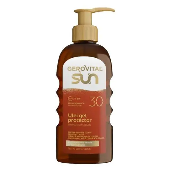 Gerovital Защитен гел масло за плажа SPF 30 - Gerovital Sun Protective Gel Oil, 150 мл