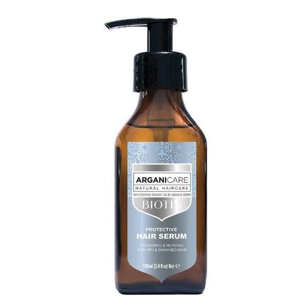 Arganicare Защитен серум с биотин за суха и увредена коса - Arganicare Protective Hair Serum For Dry &amp; Damaged Hair, 100 мл