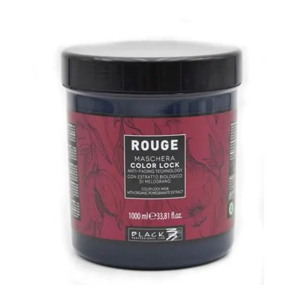 Black Professional Line Защитна маска за боядисана коса - Black Professional Line Color Lock Mask Rouge, 1000мл