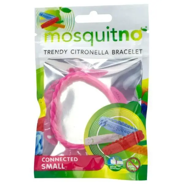 MosquitNo Защитна от комари и други насекоми роматизирана гривна MosquitNo Trendy Citronella Grive Connected Small 5 гp