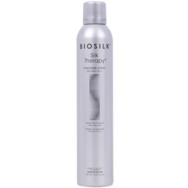 Biosilk Завършващ спрей с натурална фиксация - Biosilk Farouk Silk Therapy Finishing Spray Natural Hold, 284г