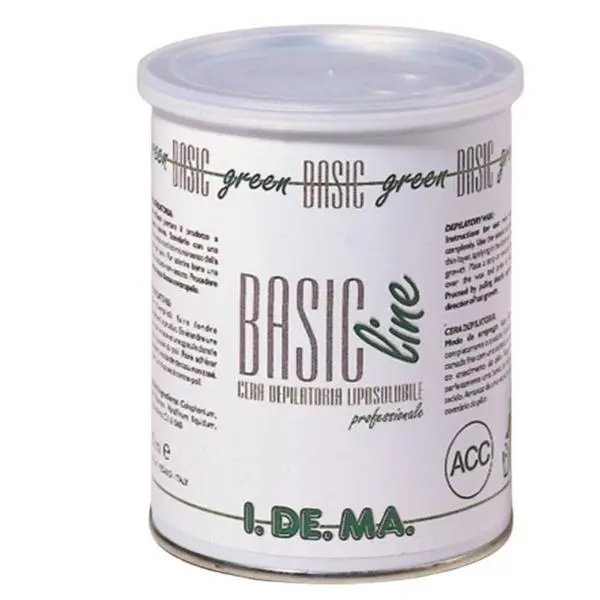 Xanitalia Зелен липоразтворим восък за епилация - Xanitalia Basic Line Green Wax, 800 мл
