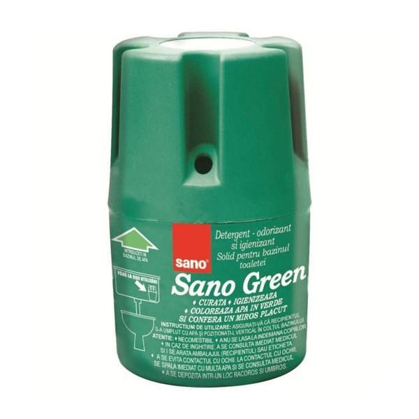 Sano Зелен освежител за тоалетна мивка - Sano Green, 150 гр