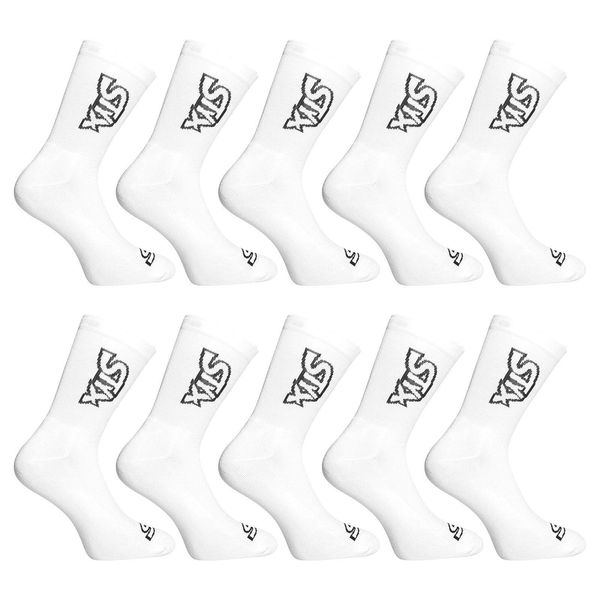 STYX 10PACK Styx high white socks