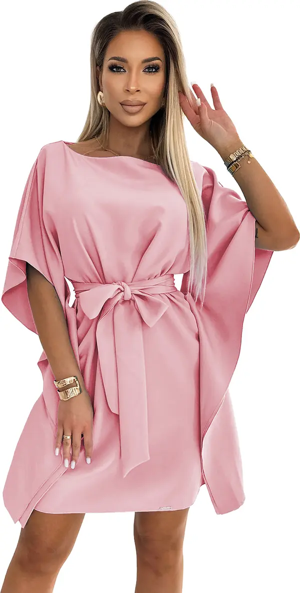 NUMOCO 287-32 SOFIA Butterfly dress - dirty pink