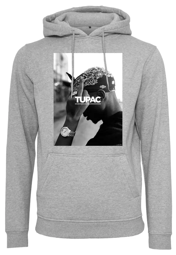 Merchcode 2Pac F*ck the World Hoody Heather Grey