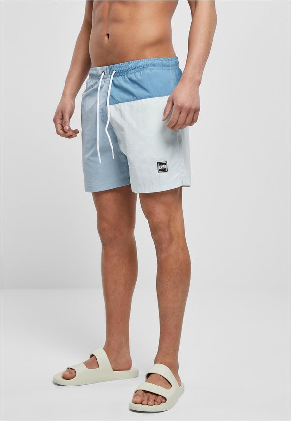 UC Men 3 Block Swim Shorts Pastel Blue