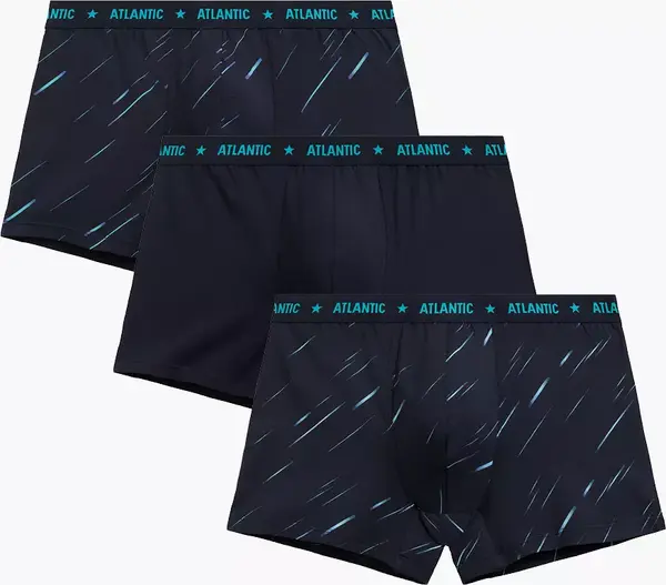 Atlantic 3-PACK Men's Boxer Shorts Atlantic