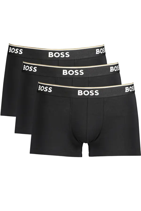 Boss 3 PACK мъжки боксерки Hugo Boss черни