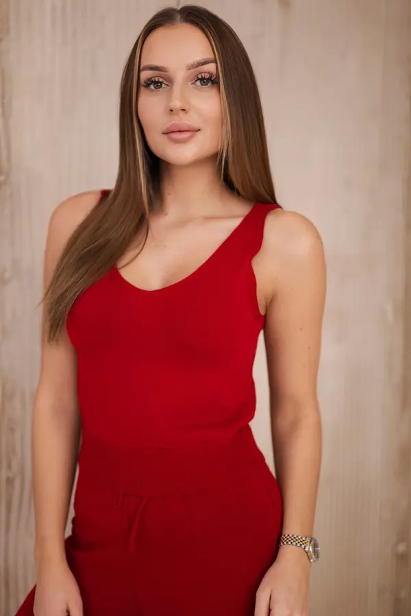 Kesi 3-piece set of sweaters red