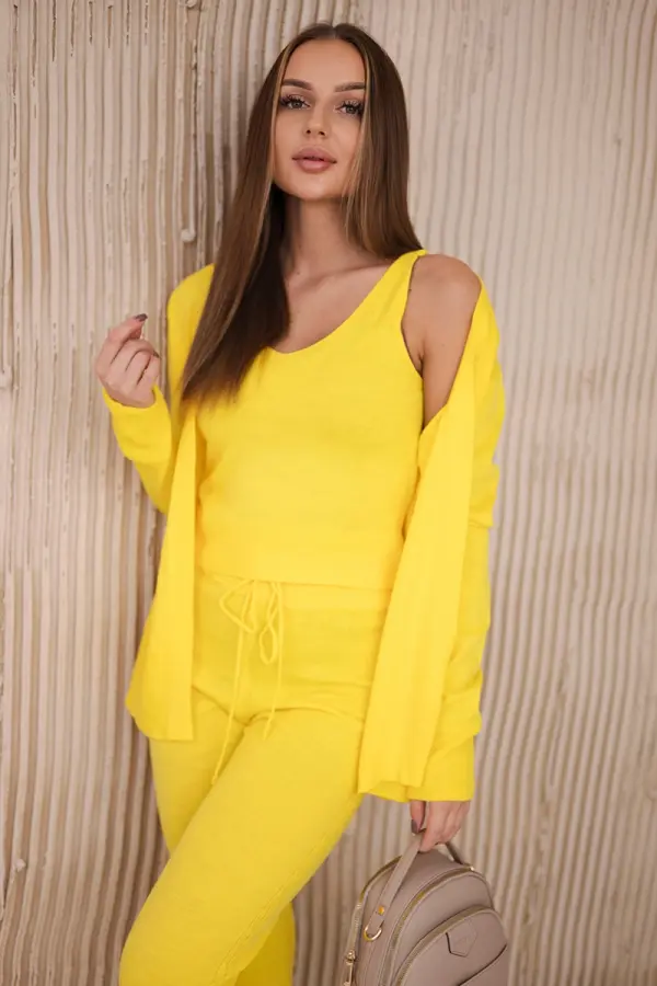 Kesi 3-piece set of sweaters yellow