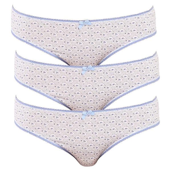 Molvy 3PACK Ladies Panties Molvy blue